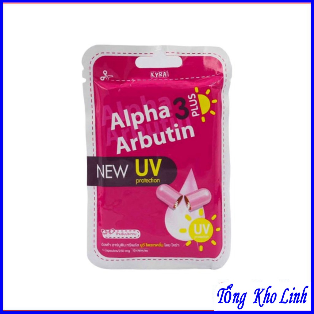 Túi kích trắng Alpha Arbutin 3 plus thái lan mẫu mới