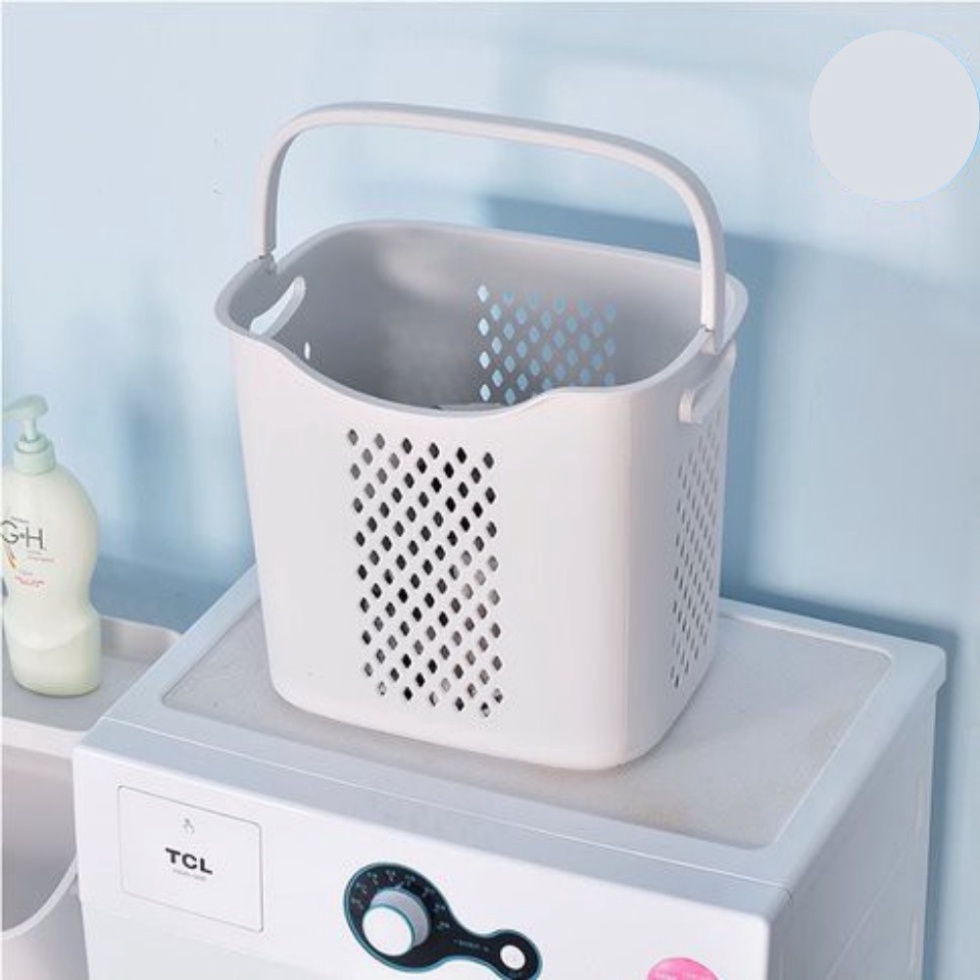 giỏ đựng đồ caro cao, giỏ đựng đồ có quai sách thiết kế hiện đại đẹp mắt 3373