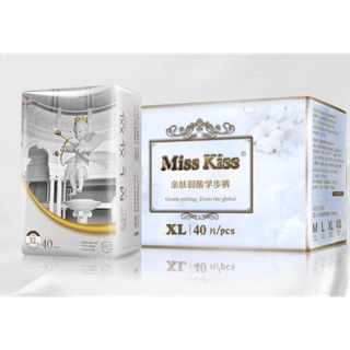 Tã Bỉm MISSKISS xuất châu Âu đủ size Dán S58/M52/L48/XL42 dán, Quần M44/L42/XL40,XXL36