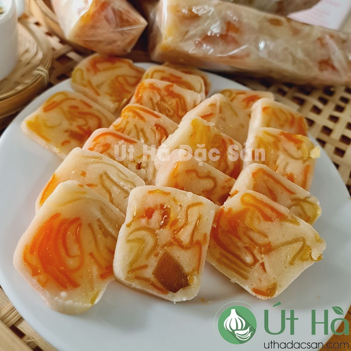 Bánh Bó Quảng Ngãi Cây 300gr Bánh Tươi Dẻo Ngon - Út Hà Đặc Sản