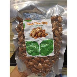 500 gram nhân hạt hạnh nhân rang chín