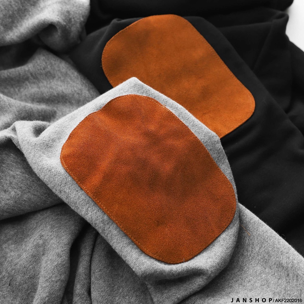 Áo Khoác Mũ Trùm Vải Pique Đơn Giản Cùng Thiết Kế Đắp Khuỷu Tay Sang Trọng Nhưng Năng Động