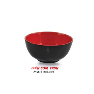 Chén cơm bát cơm A 106 ( Đỏ Đen)