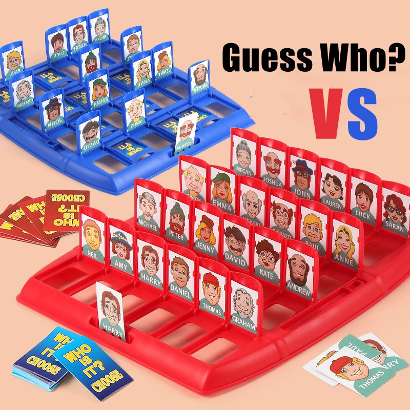 SABUY Bộ Đồ Chơi Board Game Who is it Dành Cho Trẻ Em Và Người Lớn