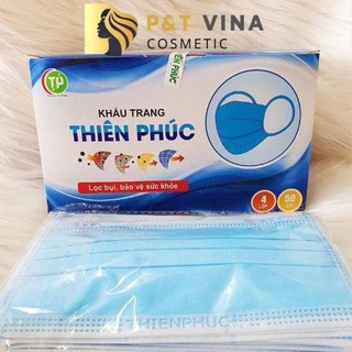 [Chính Hãng] Khẩu Trang Y Tế 4 Lớp Thiên Phúc Hộp 50 Cái