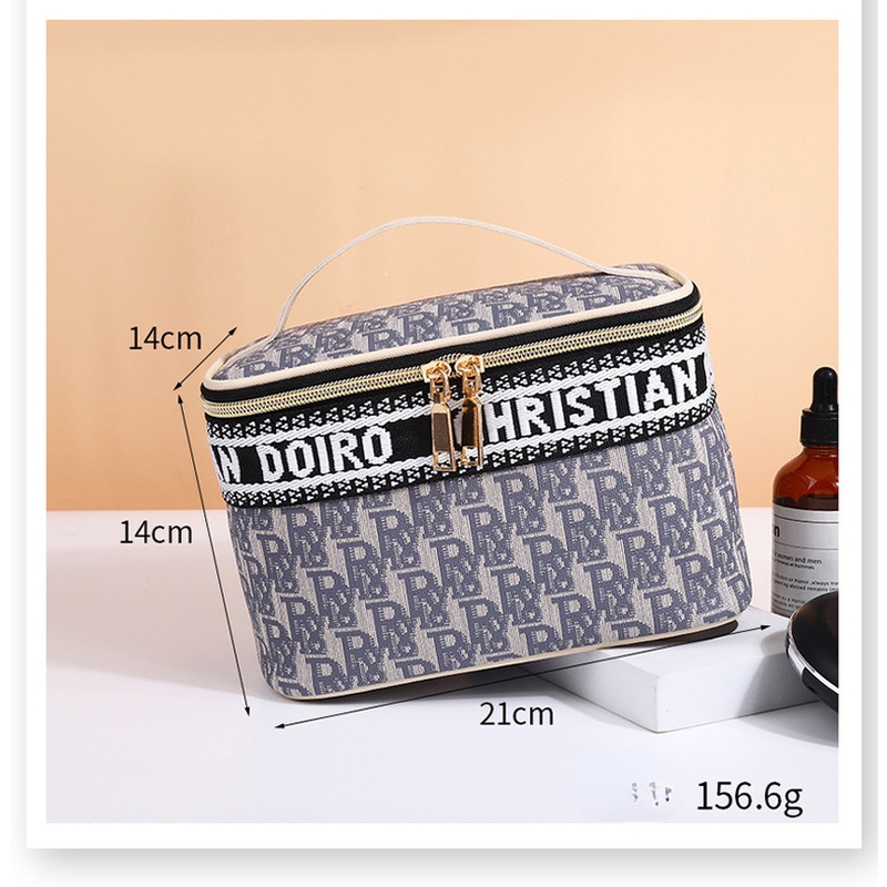 Túi Đựng Mỹ Phẩm Da PU Chống Thấm Nước Di Động Thời Trang