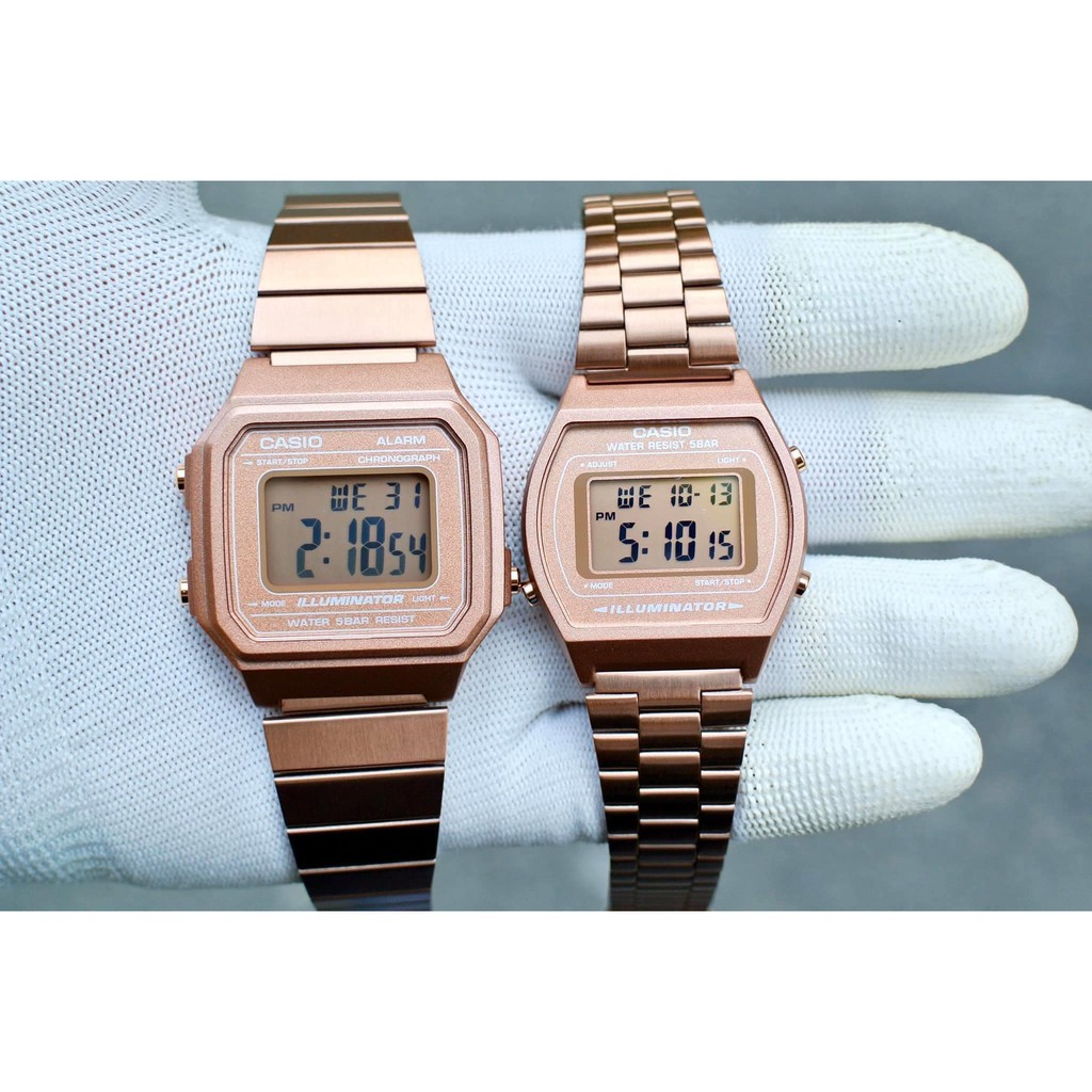 Đồng hồ cặp đôi nam nữ Casio B640WC-5ADF &Casio B650WC-5ADF