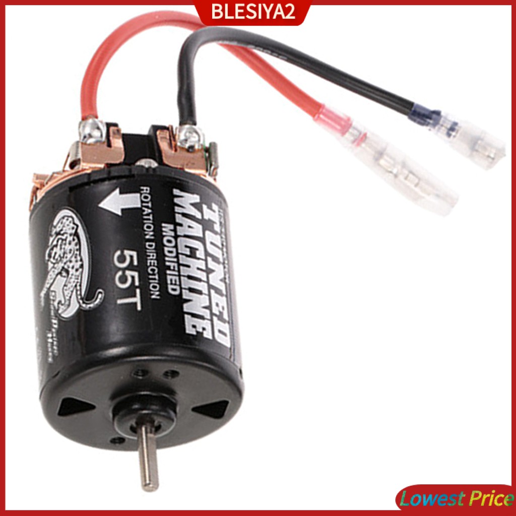 [BLESIYA2] RC 55T 540 Brushed 4 Poles Motor for Axial SCX10 RC4WD D90 TRX4 1/10 RC Car