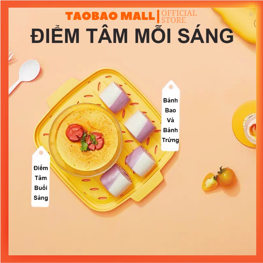 Nồi Hấp Điện 8L, Lồng Hấp Hai 2 Tầng, Vịt Sally, Nồi Hấp Đa Năng JOYOUNG Chính Hãng - HÀNG CÓ SẴN