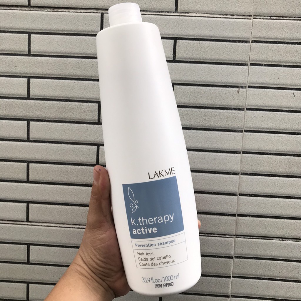 Dầu gội chống rụng Lakme K.therapy Active Prevention Shampoo 1000ml ( Tây Ban Nha)