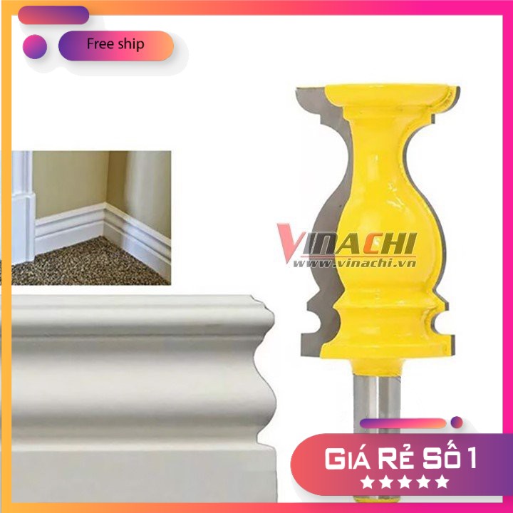 Mũi Soi Phào Chỉ Kiểu 7 - Mũi Soi Phào Chỉ 1 Mũi Phụ Kiện cần Thiết Gia Công Đồ Gỗ CAO CẤP