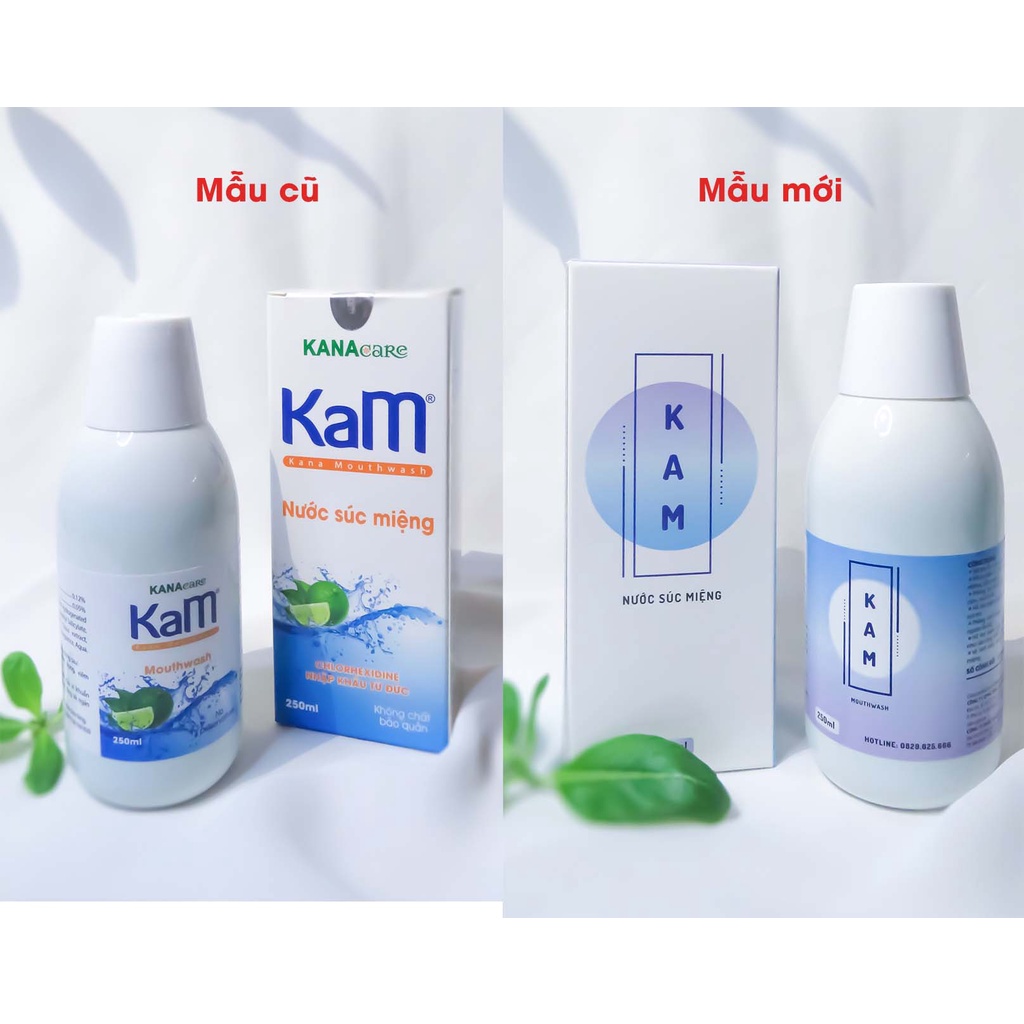 NƯỚC SÚC MIỆNG KAM - Kana Mouthwash (CHAI 250ML)