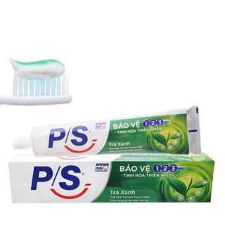 Kem đánh răng P/S bảo vệ 123 trà xanh tuýp 190g