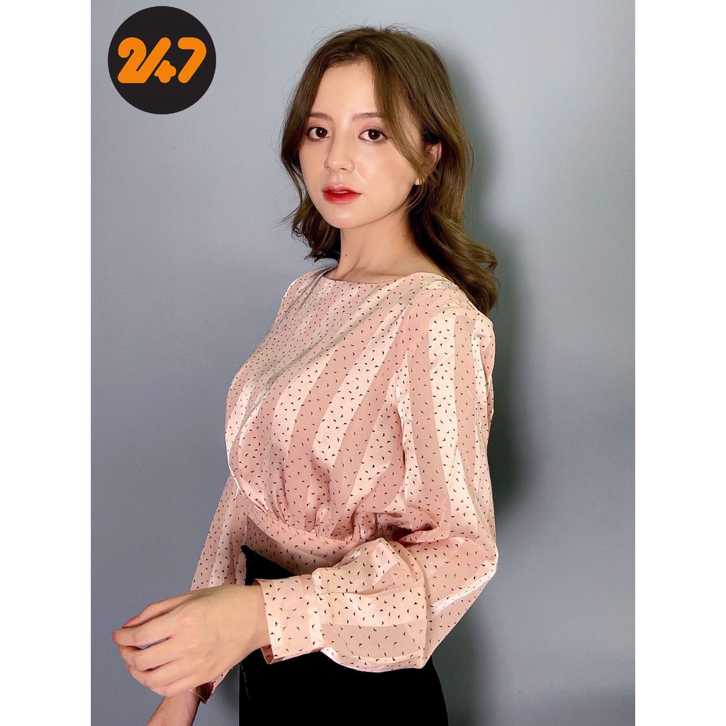 [Mã WASKT304 giảm 15% tối đa 30K đơn 99K] Áo croptop Buộc Nơ Sau Lụa Voan | BigBuy360 - bigbuy360.vn