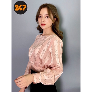Áo croptop Buộc Nơ Sau Lụa Voan