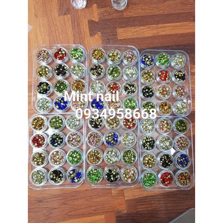 Set 12 đá chân nhọn mix size