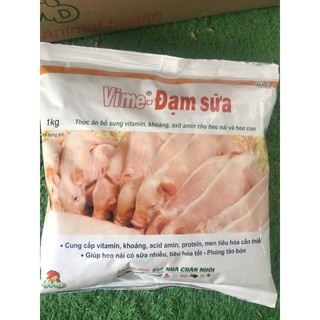 Gói 1kg VIME - ĐẠM SỮA Thức ăn bổ sung nái nuôi con và heo con