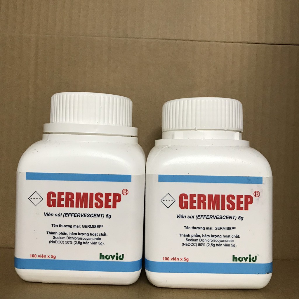 Viên Khử Trùng, Sát Khuẩn GERMISEP 2,5gr [100 Viên/Hộp]