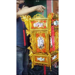 (Sỉ, LẺ) Đèn lồng treo Tết đèn lục lăng 60p