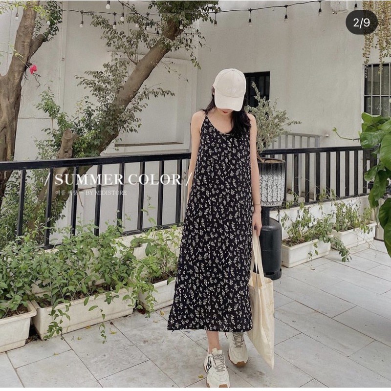 Váy 2 dây cành lựu | BigBuy360 - bigbuy360.vn