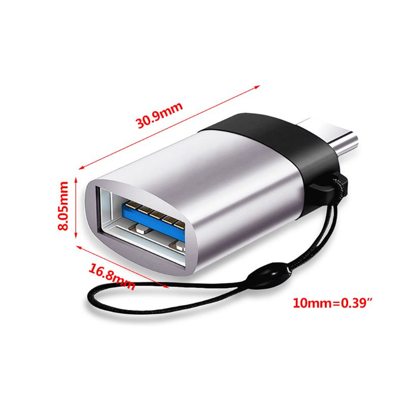 Đầu Chuyển Đổi Từ Type C Sang Usb 3.0 Otg Cho Samsung Galaxy Huawei Xiaomi laptop táo