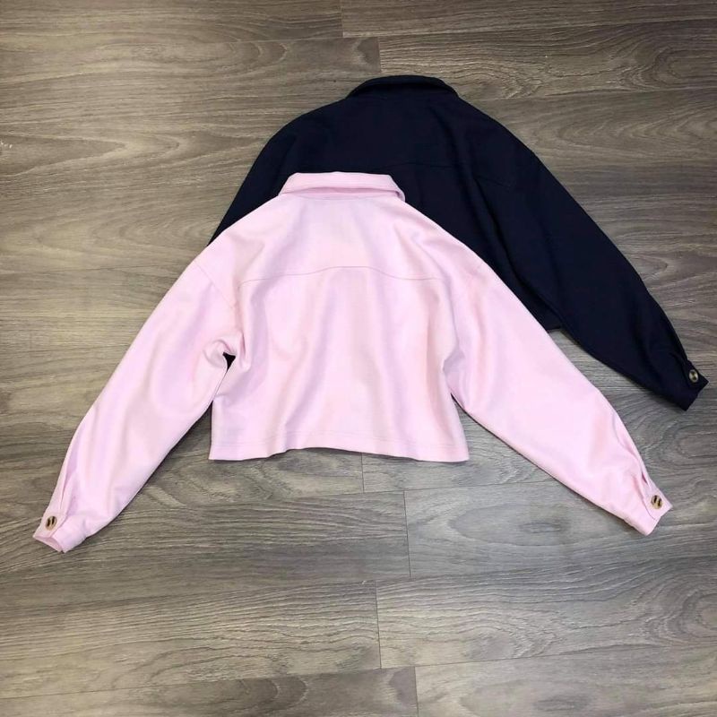 Áo khoác bố Hobbs croptop