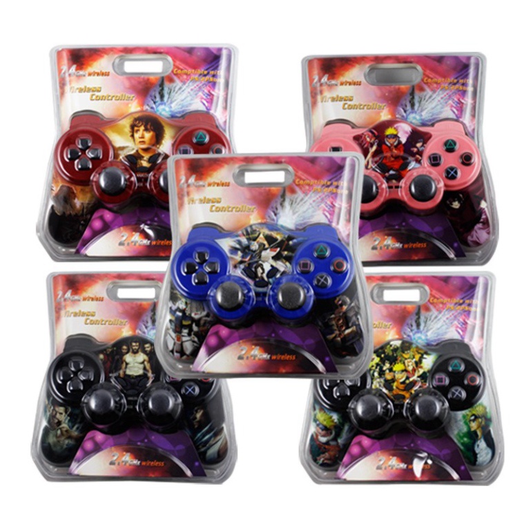 Tay cầm điều khiển không dây cho máy chơi game PS2 game stick máy tính androi ps1 (1 đôi 2 chiếc) MG09