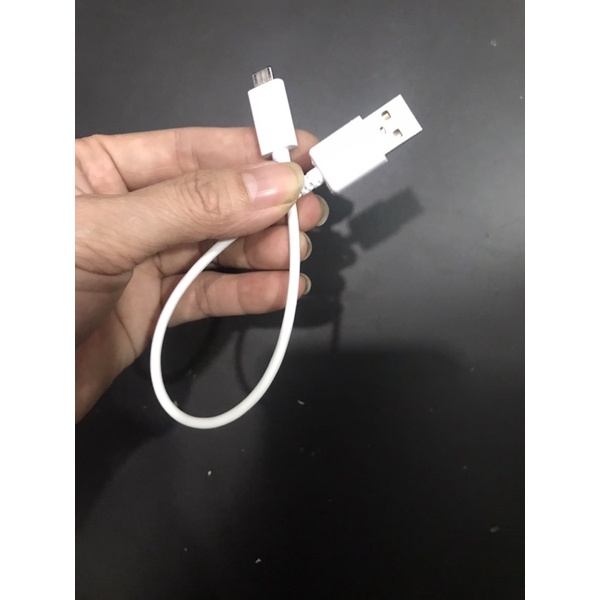 Dây cáp sạc ngắn 20-25cm chân micro loại tốt cho nhiều dòng điện thoại