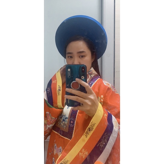 Khăn xếp phối áo Nhật bình trẻ em- người lớn