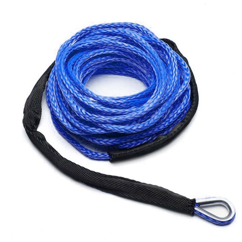 Dây Cáp Tời Cứu Hộ Khẩn Cấp 1/4''x50'' ATV UTV 7700lbs dây cứu hộ ô tô