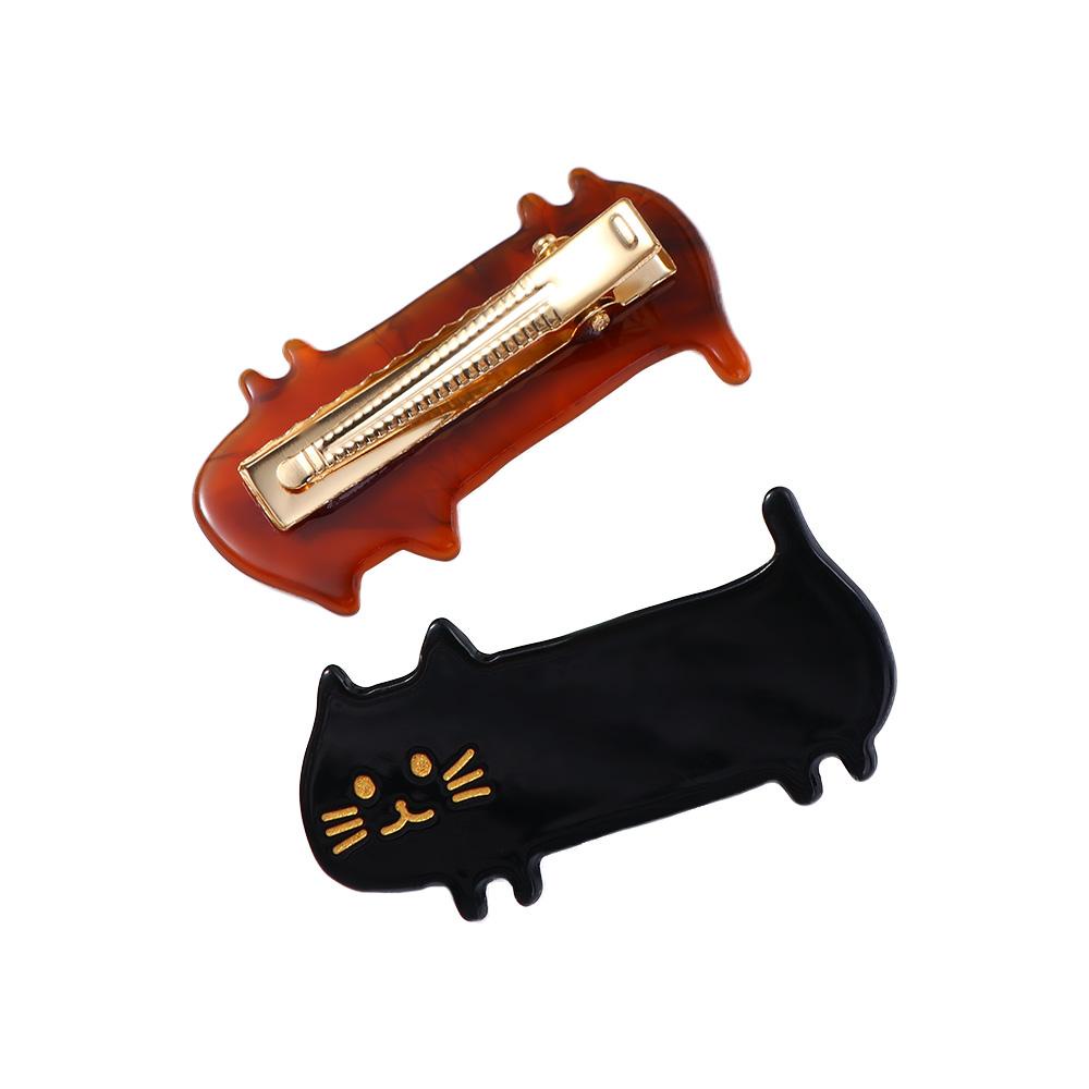 USNOW Kẹp Tóc Hình Mèo Hoạt Hình Phong Cách Hàn Quốc Cho Nữ