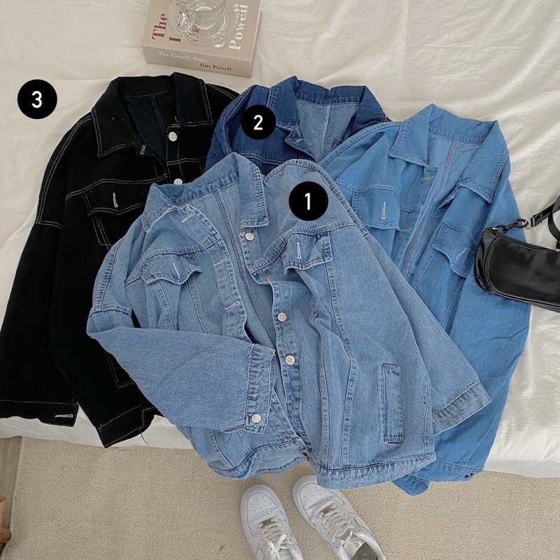 Áo khoác bò oversize