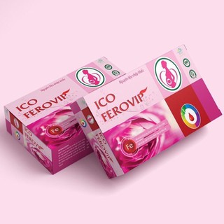 SẮT ỐNG ICO FEROVIP ( 20 ống) - BỔ SUNG SẮT CHO CƠ THỂ, GIẢM TÌNH TRẠNG THIẾU MÁU