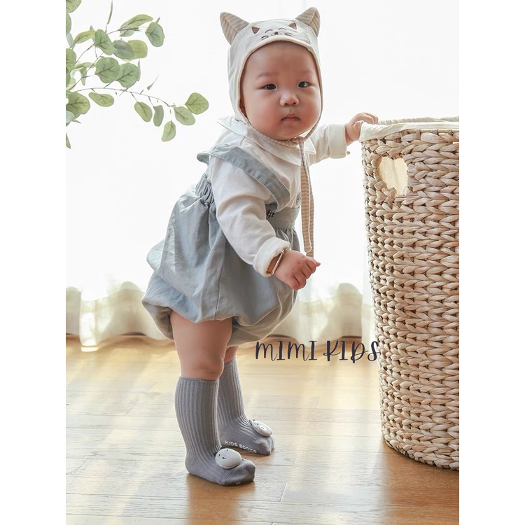 Tất vớ cao cổ cho bé sơ sinh, tất trẻ em hình thú cao cấp có chống trượt Mimi Kids T06