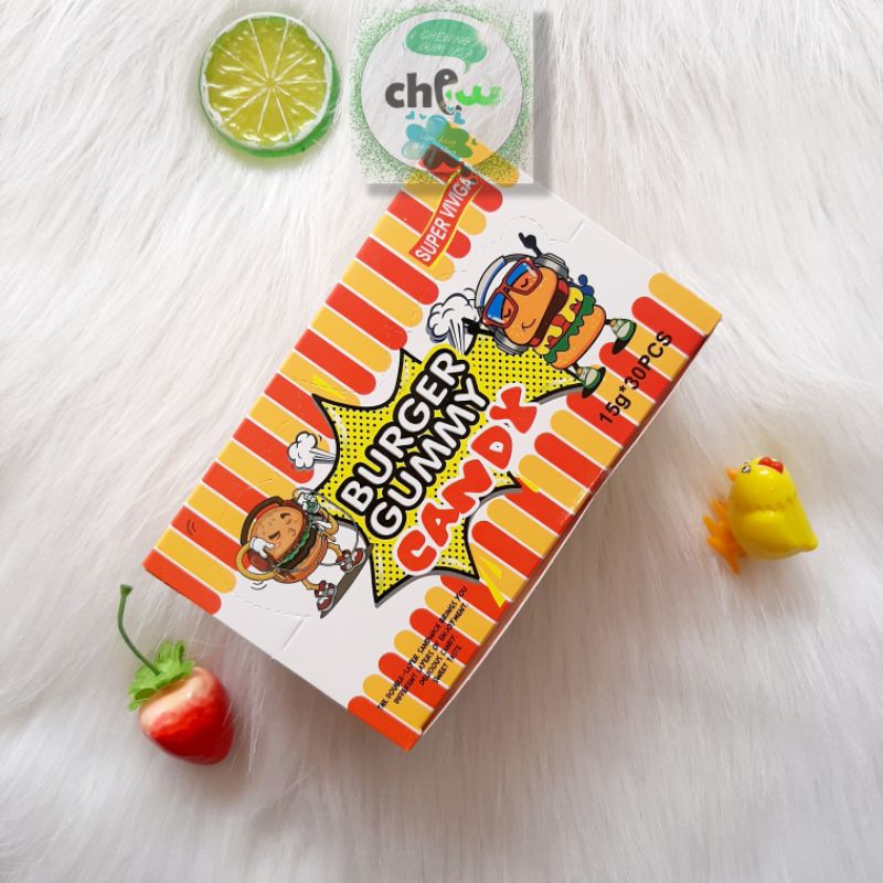 Kẹo dẻo Buger Gummy Super Viviga (15gx30 viên)