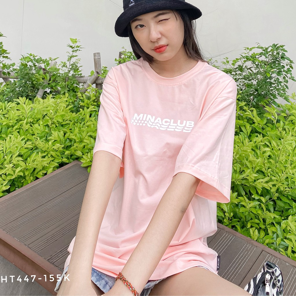 Áo thun/phông cộc tay unisex Mina studio HT447 chất liệu cotton thấm hút mồ hôi phong cách trẻ trung | BigBuy360 - bigbuy360.vn