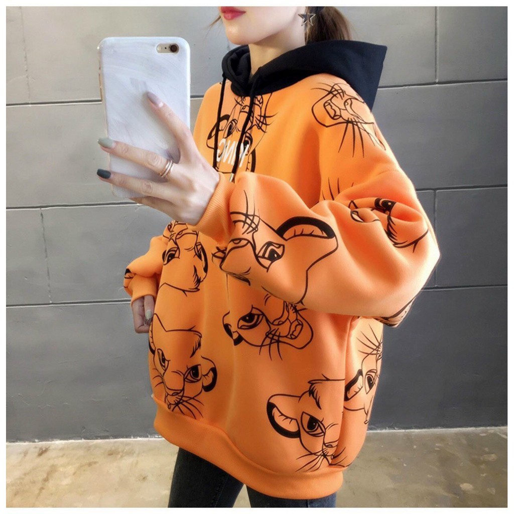 Áo khoác, áo hoodie unisex nam nữ nỉ ngoại cọp king cực đỉnh năng động thời trang học đường