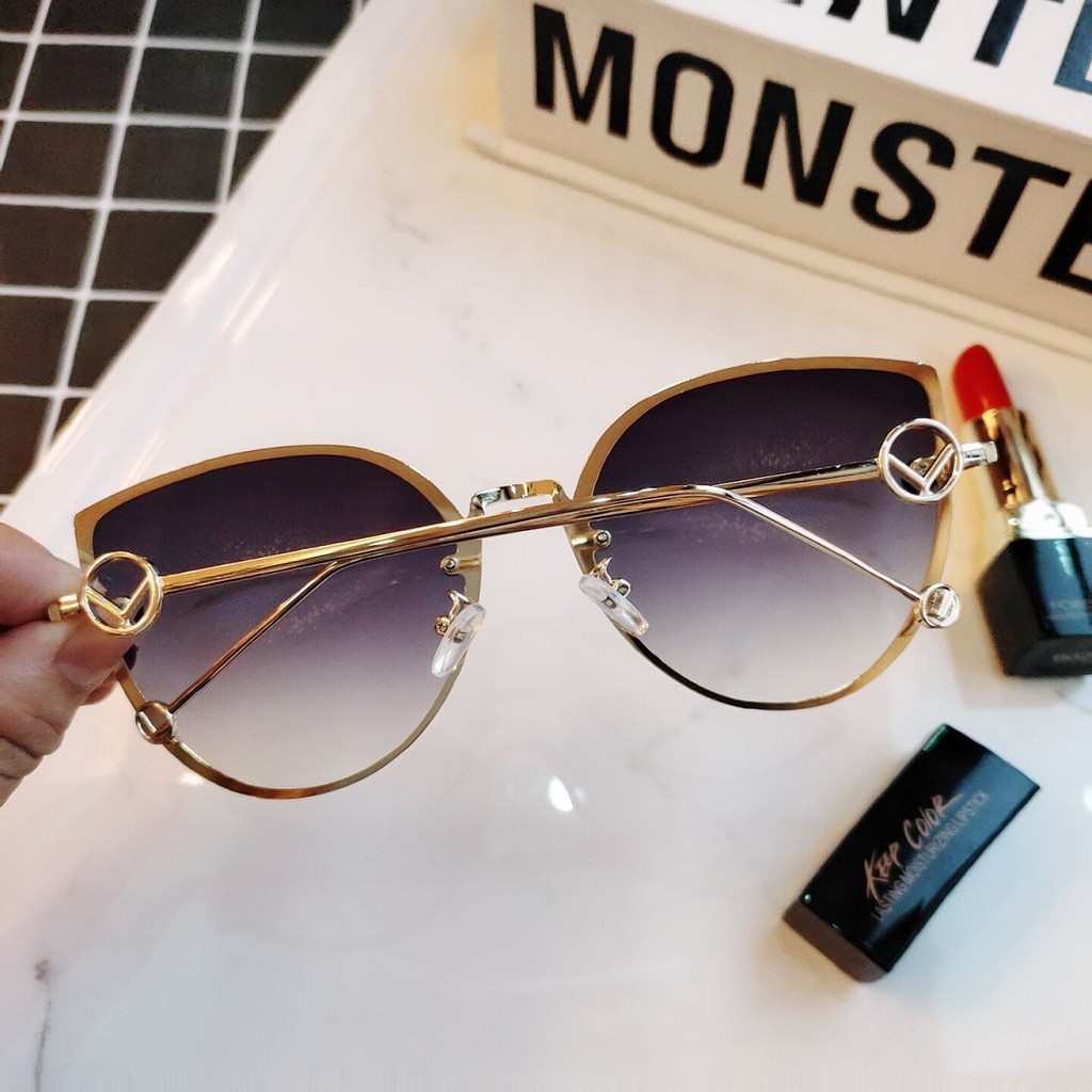 ❌FULLBOX HÃNG❌MẮT KÍNH MÁT NỮ FENDI XẾCH HÀN QUỐC GỌNG KIM LOẠI CAO CẤP HOT TREND | BigBuy360 - bigbuy360.vn