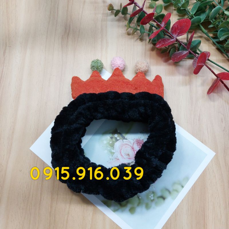 Băng đô rửa mặt pastel, chất vải dày mềm mịn