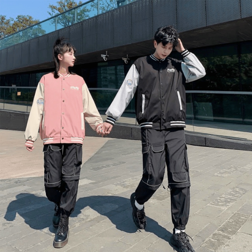 Áo Khoác Dù Bomber Nam Nữ 2 Lớp Thêu BADGE Lót Dù Dày Dặn Cực Đẹp-TP [NewUnisex]