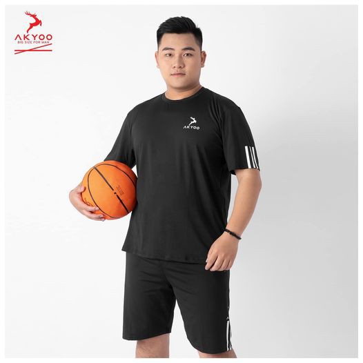 Áo Thun Thể Thao Bigsize, Áo Thun Cỡ Lớn, Áo Thun Cho Người Béo (Thương hiệu Akyoo) size 80-140kg | BigBuy360 - bigbuy360.vn