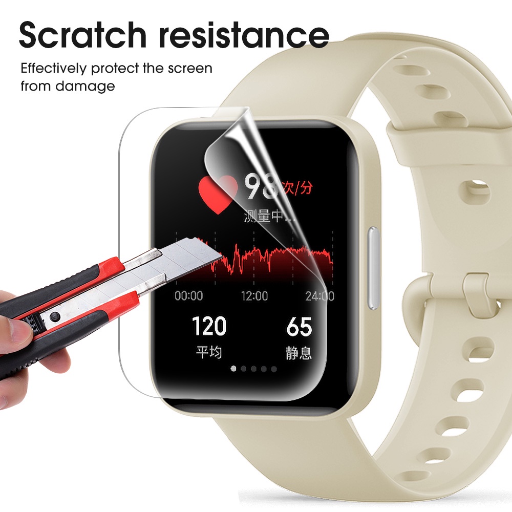1 miếng dán Hydrogel bảo vệ toàn màn hình cho đồng hồ thông minh Xiaomi Watch 2 / Lite Redmi Watch 2