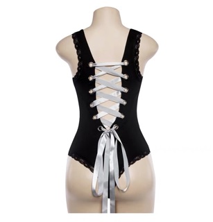 Bodysuit Đan dây chéo tqxk