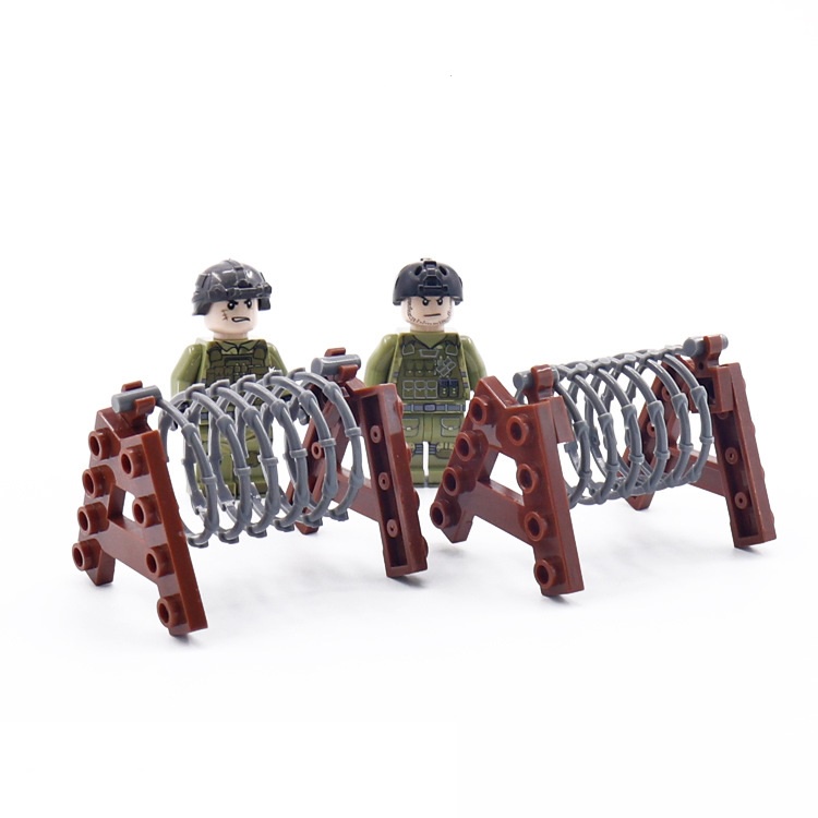 Đồ chơi lego swat , lego army quân đội - Combo 2 rào chắn ( 2 kiểu )