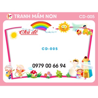 DECAL MẦM NON - GÓC CHỦ ĐỀ (2)