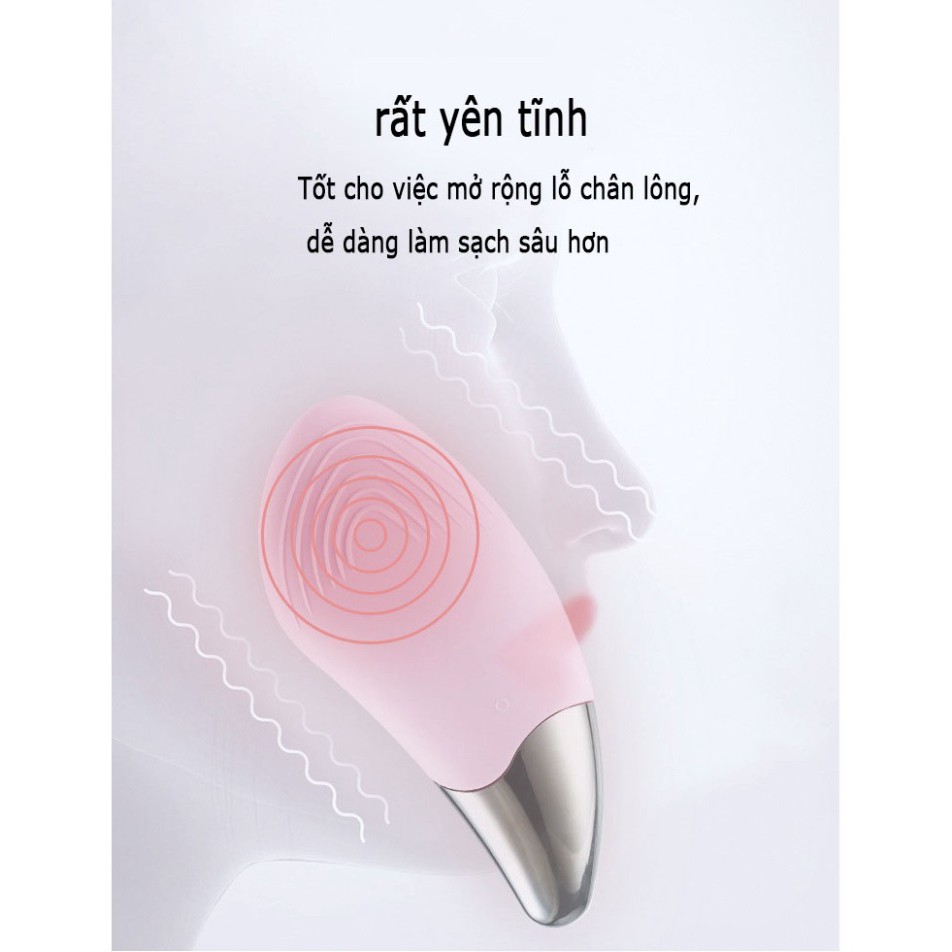 NGÀY KHUYẾN MÃI Máy rửa mặt mini cầm tay cho nam và nữ, dùng kèm sữa rửa mặt, loại bỏ chất nhờn, bụi bẩn, tế bào chết Zo