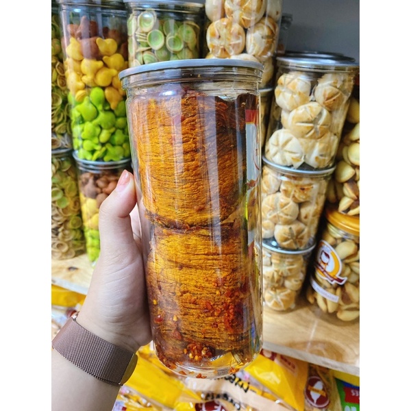 Khô bò miếng mềm loại 1 hũ 300gr - thơm ngon