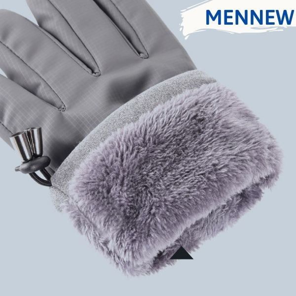 Găng Tay Da Nam Cao Cấp Lót Lông Dữ Ấm Mùa Đông Bao Tay Da Lộn Chống Nước Chống Rét Xe Máy Hà Nội GTLL.MenNew