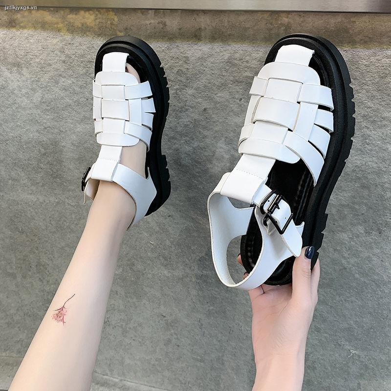 Giày Sandal Đế Dày Thời Trang Hàn Quốc 2021 Dành Cho Nữ