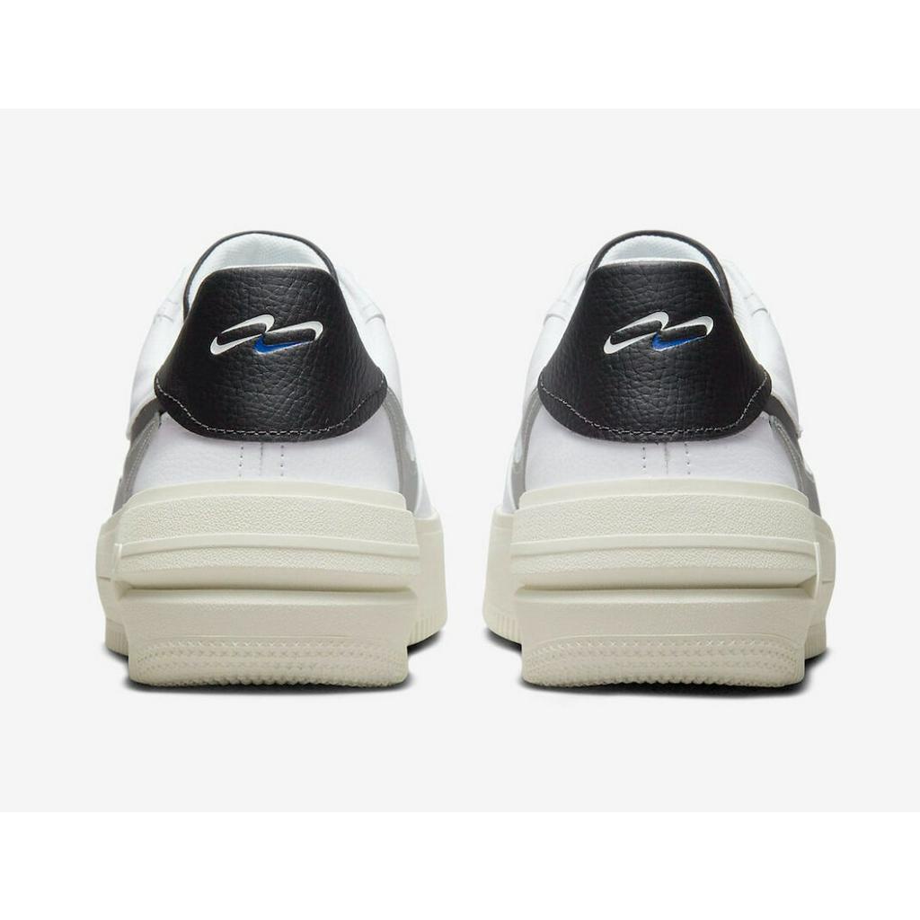 [CHÍNH HÃNG] Giày N.I.K.E AIR FORCE 1 ' PLAT FORM ' SILVER WHITE - * TRẮNG * - CODE : DX3199 - 100